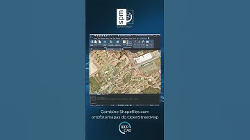 #Shorts Combine Shapefiles com ortofotomapas do OpenStreetMap no Spatial Manager