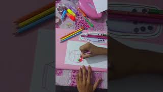 How to make stickers at home | DIY Sticker with crayons or watercolour crayons