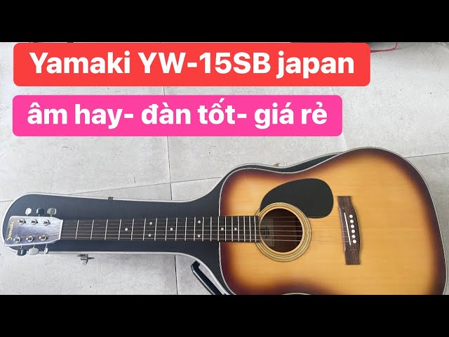 Yamaki YW-15S【初心者の方におすすめ】 Đàn guitar Yamaki YW-15SB japan âm hay. Giá: 2 triệu. guitar