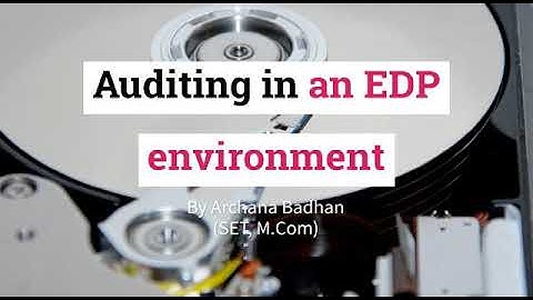 Auditing in EDP Environment