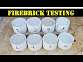 DIY Firebrick Mix Testing - High Temperature + Drop Test - Adding a Wire Mesh for Reinforcement