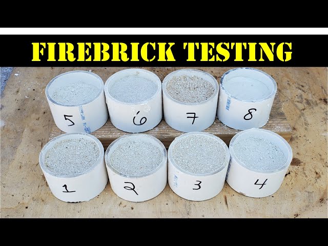 DIY Firebrick Mix Testing - High Temperature + Drop Test - Adding a Wire Mesh for Reinforcement class=