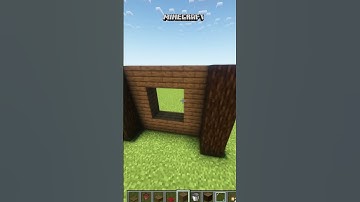 Easy Wall Build Hack #shorts  #minecraft #buildhacks #gaming