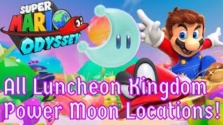 All Luncheon Kingdom Power Moon Locations Super Mario Odyssey