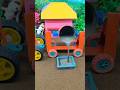 🏗️Mini tractor create a cement pillar step by step 🚜DIY construction machine #shorts