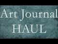 Art Journal Haul Unboxing