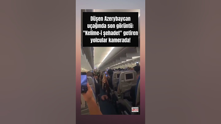 Düşen uçakta son görüntü ''Kelime i şehadet'' getiren yolcular kamerada!