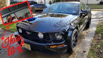 Ford Mustang Window Bounce Back + Short Drop Glass Problem! EASY FIX!