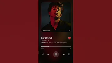 Charlie Puth Light Switch Ringtone Ring Tones Shorts Charlieputh Lightswitch 