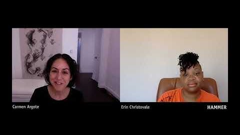 Artist Carmen Argote & curator Erin Christovale discuss the film "Last Light"