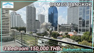 Stylish Luxury Condo Central Bangkok 3 Bedrooms 150,000 THB Monthly