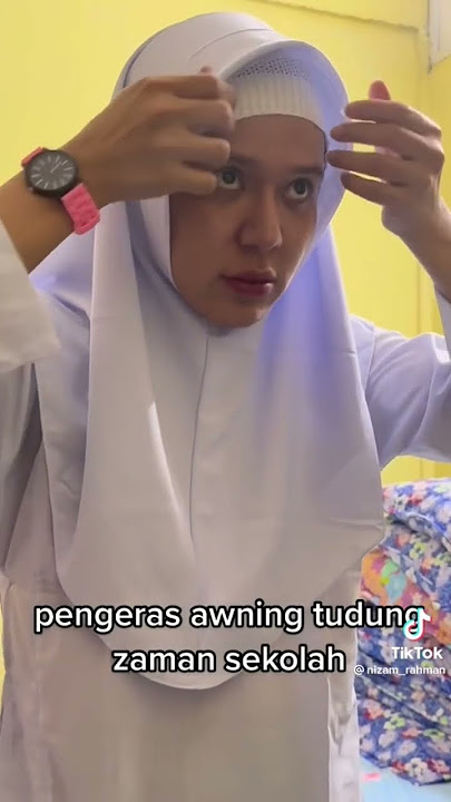 cara pakai tudung zaman sekolah 🤣🤣🤣 #tiktok #shorts #sekolah #school #tudung #murid #subscribe