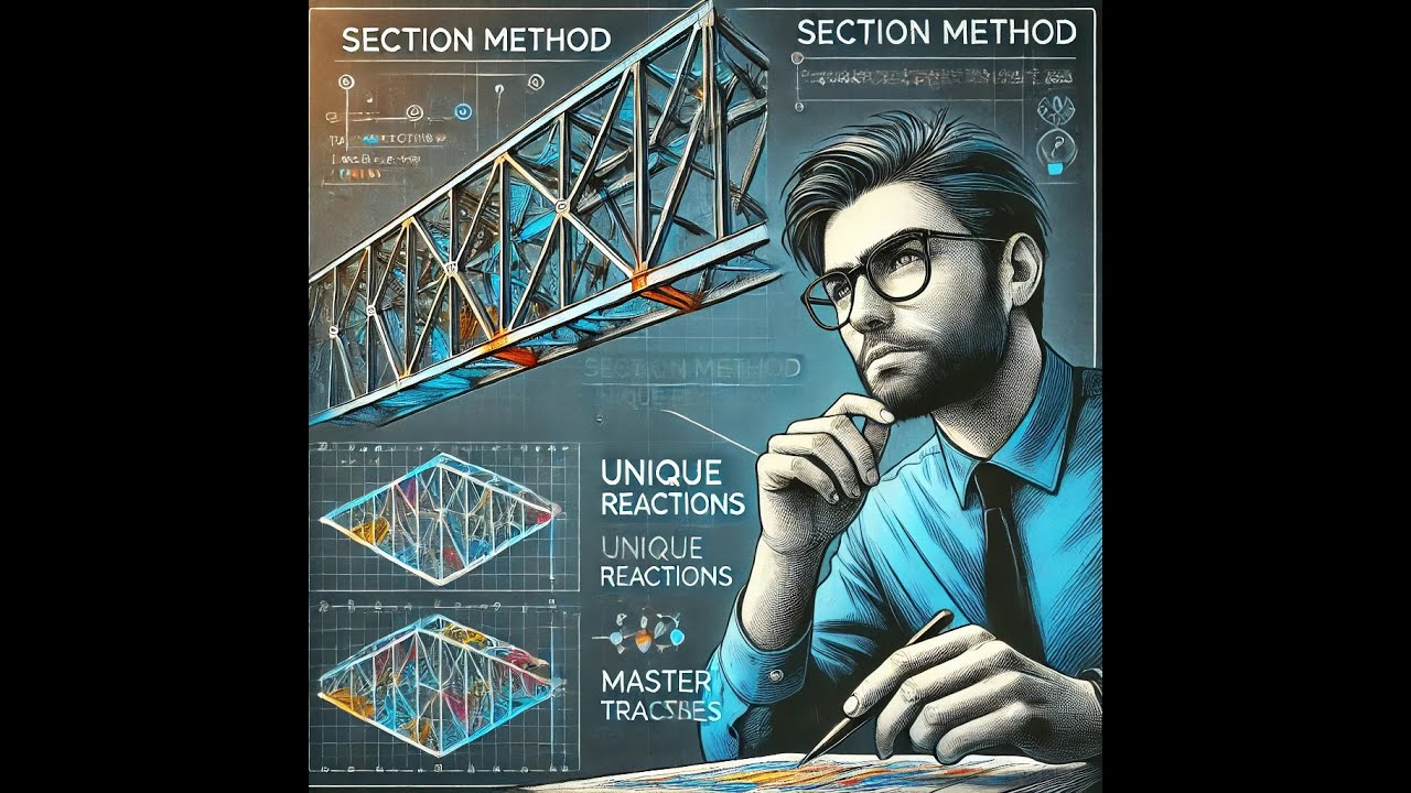 Statics , How to solve truss due to section method and how to find