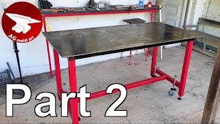 Welding Table Build - Part 2 by AG metal art 811 views 3 months ago 18 minutes