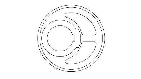 2D AutoCAD drawing for practice