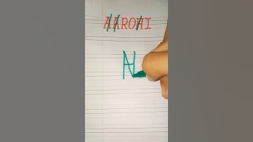 Aarohi name logo design🔥🔥😱||aarohi logo🥰||Comment your name #logo #shorts #viral #design #shortsfeed