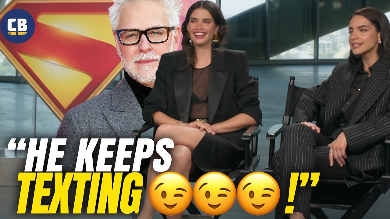 Gunn Just Texted😉When We Asked About Sequels! - María Gabriela de Faría & Sara Sampaio Talk Superman