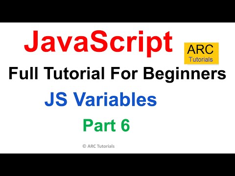 JavaScript Tutorial for Beginners Ep6 - Variables