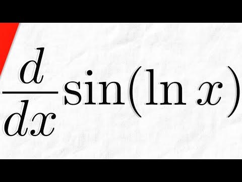 Derivative Of Sin Lnx Calculus 1 Exercises