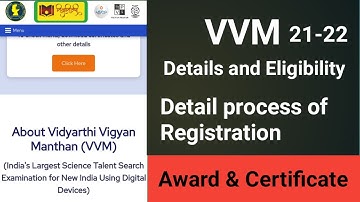 Vidyarthi Vigyan Manthan - VVM India