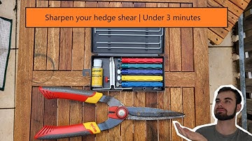 Sharpen your gardening shears | Under 3 minutes
