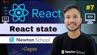 # 7 | How to Use State in Functional React Component | React Tutorial for Beginners in Hindi | Gagan