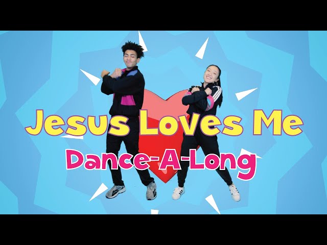 Jesus Loves Me Remix |@CJandFriends Dance-A-Long dengan Lirik |@listenerkids Music class=