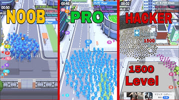 NOOB vs PRO vs HACKER ,Crowd City
