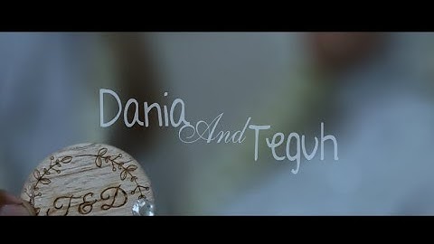 Dania & Teguh Wedding - Teaser Video