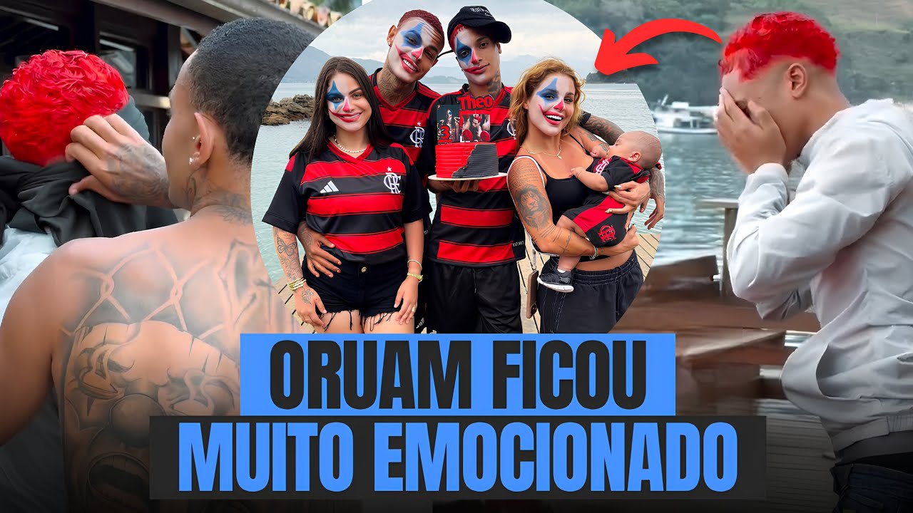 ORUAM SE EMOCIONOU AO SER HOMENAGEADO POR CHRYS DIAS