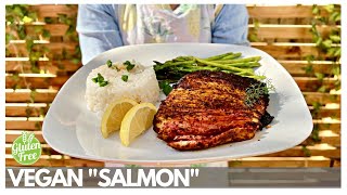 Easy Vegan Salmon ( gluten free vegetarian fish)