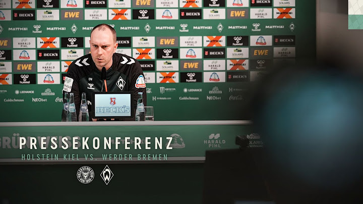 Pressekonferenz mit Ole Werner vor Kiel | Holstein Kiel -  SV Werder Bremen