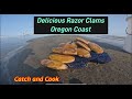 Razor clam digging oregon coast catch n cook