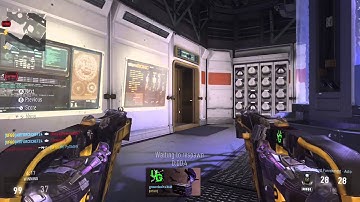 COD AW gameplay: Ranked play hardpoint bio lab