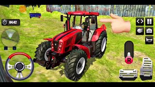 Heavy Tractor Trolley Cargo Simulator 3d Truck #10 ट्रैक्टर परिवहन खेल ट्रैक्टर का वीडियो screenshot 5