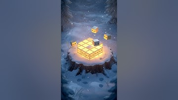 Christmas cube loop | Relaxing Loop Animation  #CubeLoopz #cuteanimation #oddlysatisfying