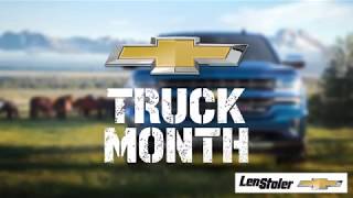 It's Chevy Truck Month at Len Stoler Chevrolet!