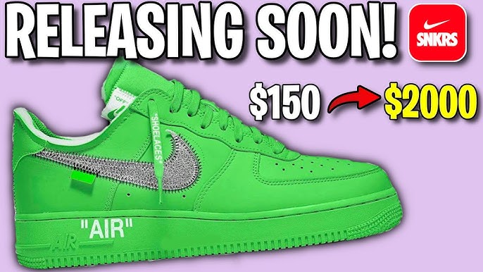 TechReel #26 - OffWhite Air Force 1 “Green Spark” Unboxing!⭐️ #offwhit