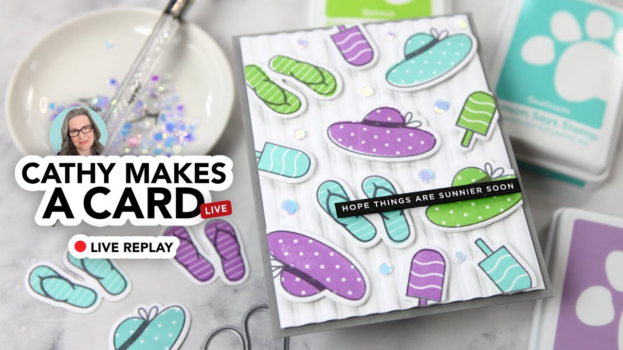 Cathy Makes a Card Live: the replay - YouTube