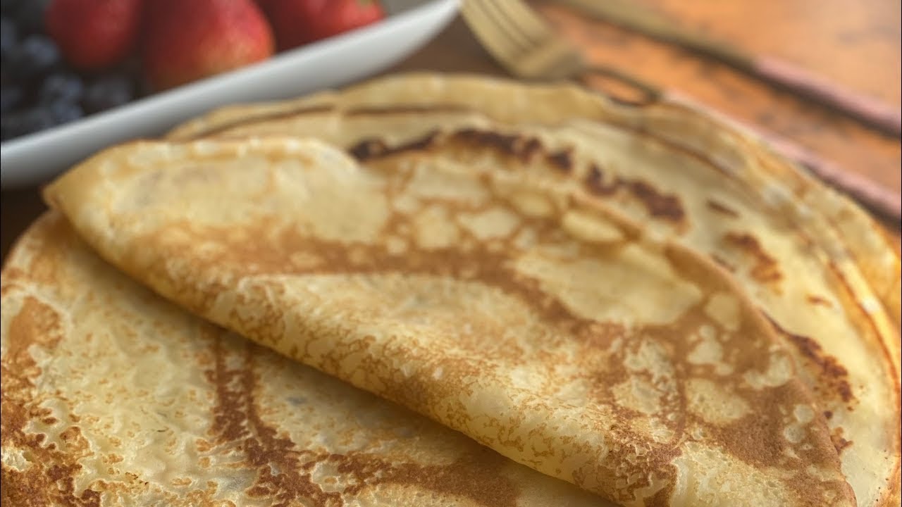 Crèpe au lait concentré sucré en 5 min 😉😉