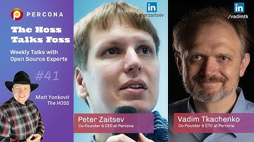 Percona’s 15th anniversary, Databases /w Peter Zaitsev and Vadim Tkachenko - Percona Podcast 41