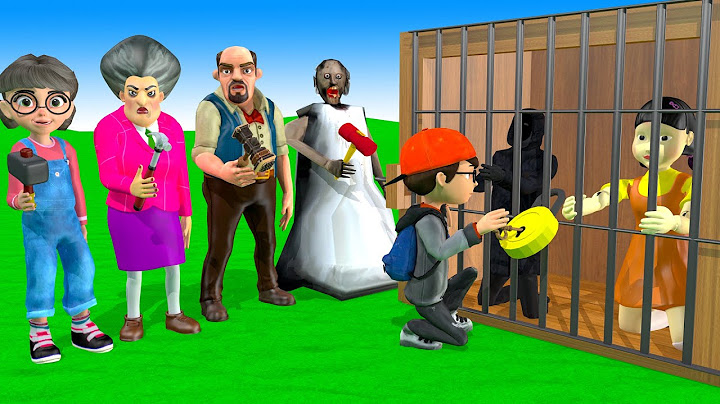 Scary Teacher 3D vs Squid Game Make Key vs Wooden Hammer Unlock Door Squid Girl 5 Times Challenge
