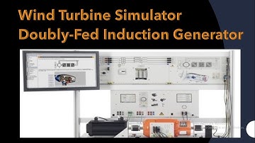 Wind Turbine Simulator Using Doubly Fed Induction Generator (DFIG) by Lucas Nulle