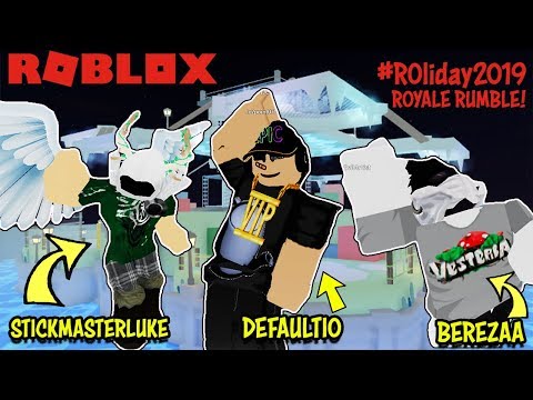 I Took On The Biggest Devs In Roblox In A Roliday Royal Rumble