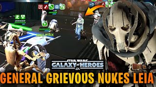 General Grievous NUKES Leia! - Separatist Takeover in Star Wars: Galaxy of Heroes screenshot 3