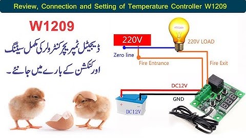 Review, Connection and Setting of Temperature controller W1209