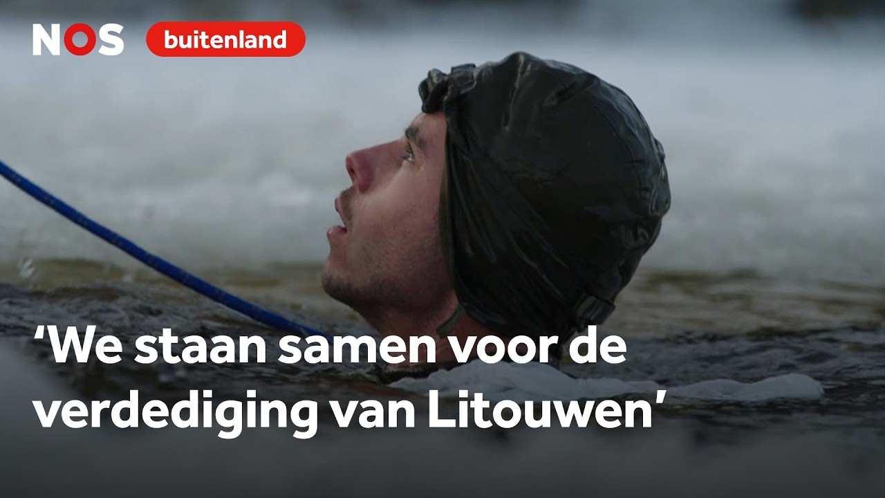 Nederlandse militairen trainen in steenkoud Litouwen