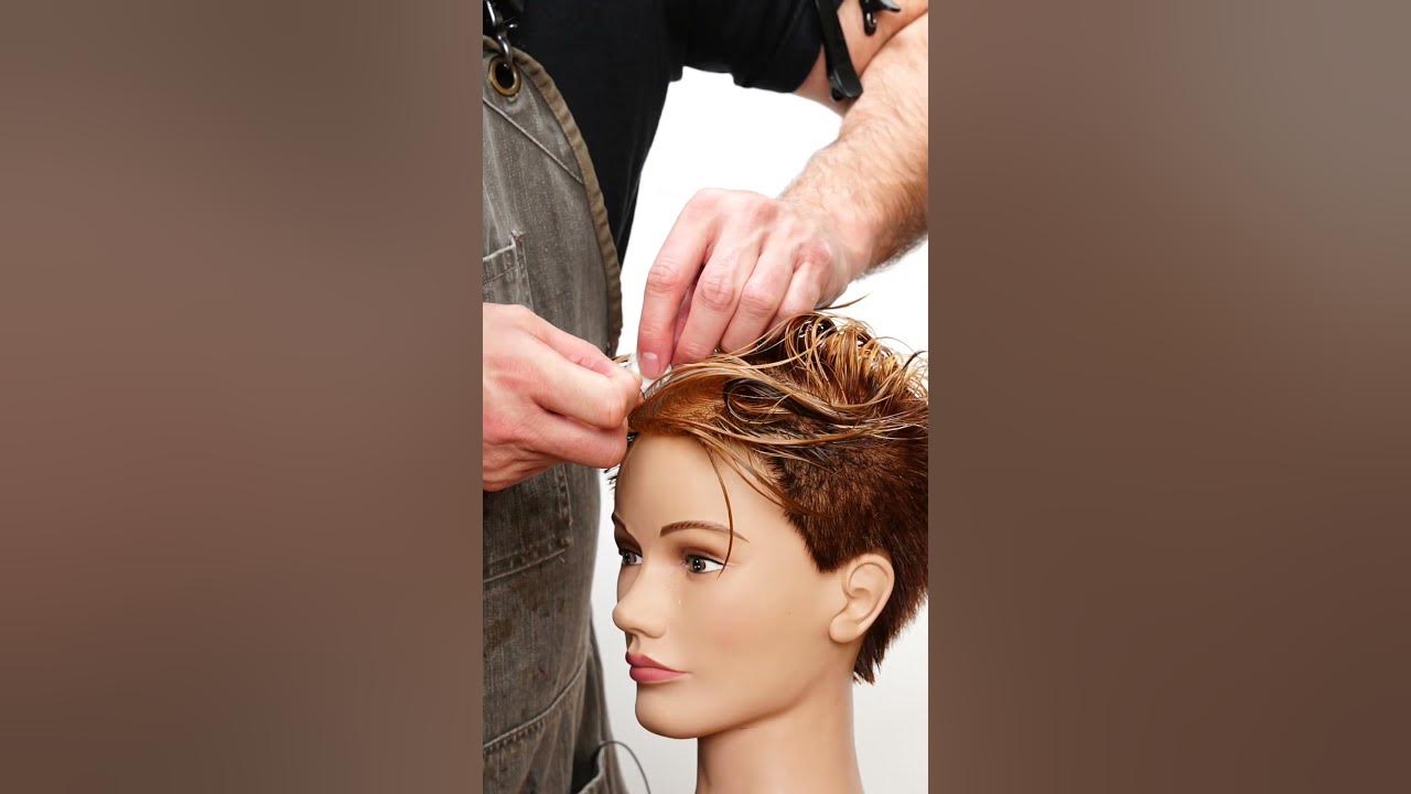 Classic Pin Curl Set with Fuji Paper End Papers Hair Tutorial shorts