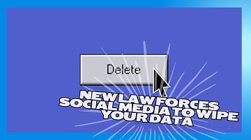 New Law Forces Social Media to Wipe Your Data 😱 with @aleahfinalgirl