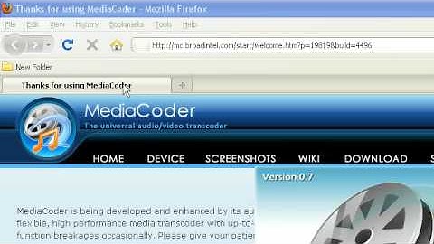 MediaCoder - Program.